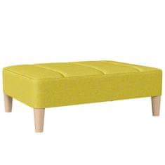 Vidaxl Stolček za noge zelen 78x56x32 cm blago