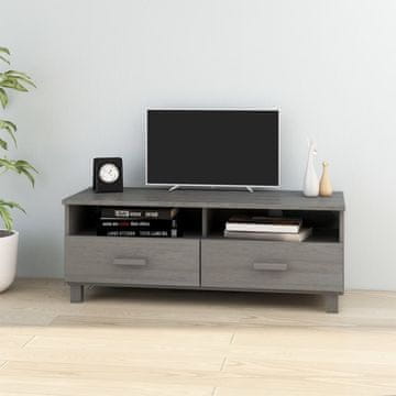 Vidaxl vidaXL HAMAR TV omarica svetlo siva 106x40x40 cm borov les