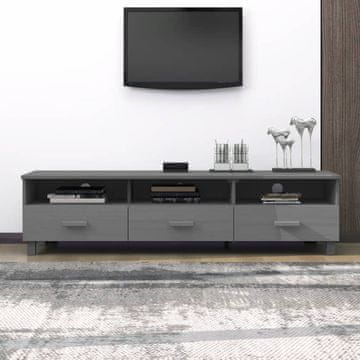 Vidaxl vidaXL TV omarica HAMAR temno siva 158x40x40 cm borov les