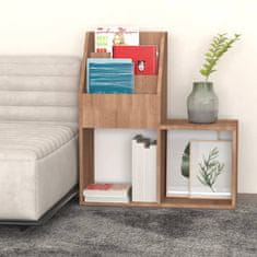 Vidaxl Otroško stojalo za revije sonoma hrast 71x30x78,5 cm iverna pl.
