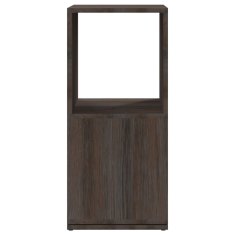 Vidaxl Vrtljiva omarica siva sonoma hrast 34,5x34,5x75,5 cm iverna pl.