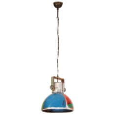 Vidaxl Industrijska viseča svetilka 25 W večbarvna okrogla 40 cm E27