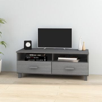 Vidaxl vidaXL TV omarica HAMAR temno siva 106x40x40 cm borov les