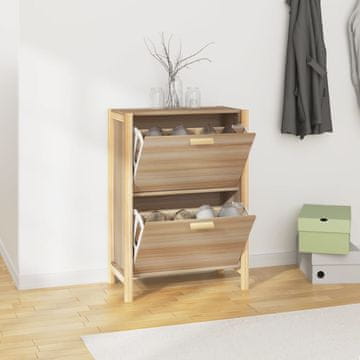 Vidaxl vidaXL Omarica za čevlje 57,5 x 33 x 80 cm iz lesa