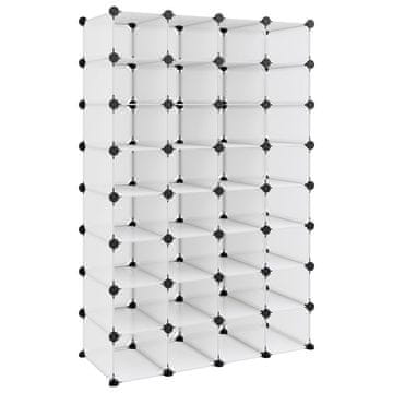 Vidaxl Stojalo za čevlje prozorno 93x36,5x140 cm PP