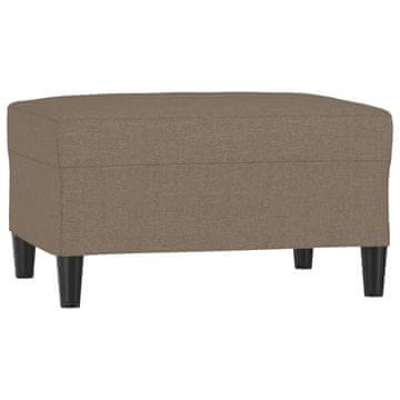 Vidaxl Stolček za noge taupe 70x55x41 cm blago