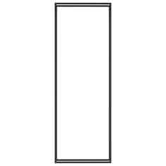 Vidaxl Stojalo za drva mat črno 110x28x312 cm jeklo