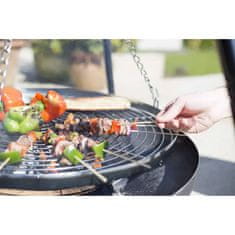 Vidaxl Trinožno stojalo za žar črne barve 172 cm BBQ TRIPOD
