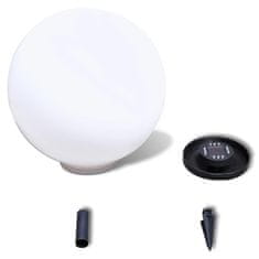 Vidaxl Vrtne solarne LED okrogle lučke 50cm za osvetlitev poti 1kos s konico