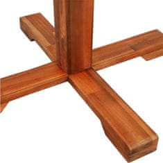 Greatstore Bistro miza 70x70 cm trden akacijev les