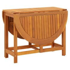 Vidaxl Vrtna miza 130x90x72 cm trden akacijev les