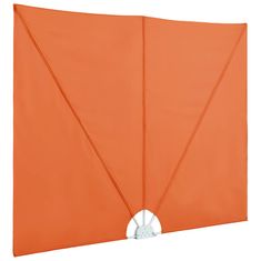 Vidaxl Zložljivo stransko platno za teraso terakota 300x150 cm