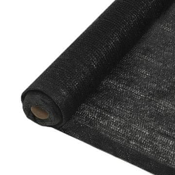 Vidaxl Mreža za zasebnost HDPE 2x10 m črna