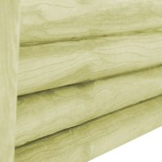Vidaxl Visoka greda iz impregnirane borovine 100x60x42 cm
