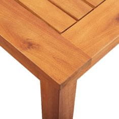 Greatstore Vrtna miza 150x90x74 cm trden akacijev les