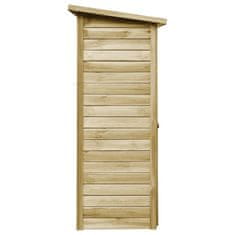 Vidaxl Lopa za vrtno orodje iz impregnirane borovine 88x76x175 cm