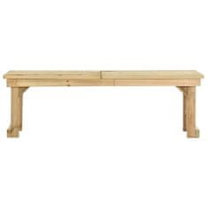 Vidaxl Vrtna klop 140 cm impregnirana borovina