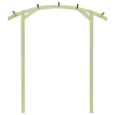 Vidaxl Vrtna pergola impregnirana borovina 180x210x40 cm