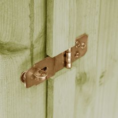 Vidaxl Lopa za vrtno orodje iz impregnirane borovine 182x76x175 cm