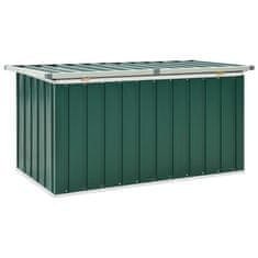 shumee Vrtna škatla za shranjevanje zelena 129x67x65 cm