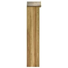 Vidaxl Vrtna lopa za orodje 36x36x163 cm impregnirana borovina