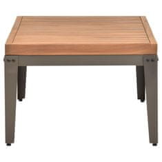Vidaxl Vrtna klubska mizica 110x55x36 cm trden akacijev les