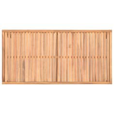 Vidaxl Vrtna klubska mizica 110x55x36 cm trden akacijev les