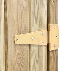 Vidaxl Vrtna lopa za orodje 163x50x171 cm impregnirana borovina