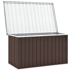 Vidaxl Vrtna škatla za shranjevanje rjava 149x99x93 cm