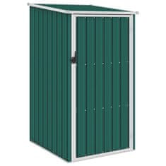 Vidaxl Vrtna lopa zelena 87x98x159 cm pocinkano jeklo