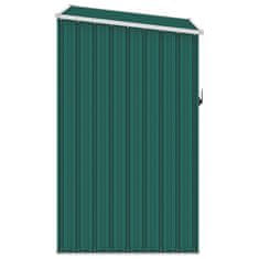 Vidaxl Vrtna lopa zelena 87x98x159 cm pocinkano jeklo