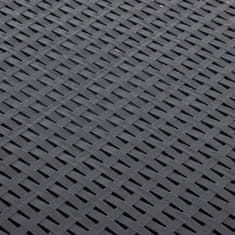 Vidaxl Stranska mizica antracitna 54x54x36,5 cm plastika