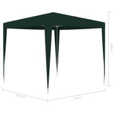 shumee Profesionalen vrtni šotor 2,5x2,5 m zelen 90 g/m2