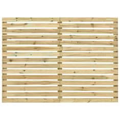 Vidaxl Vrtni ograjni panel iz impregnirane borovine 180x180 cm