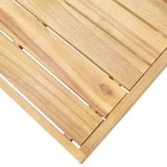 shumee Klubska mizica 90x60x25 cm trden akacijev les
