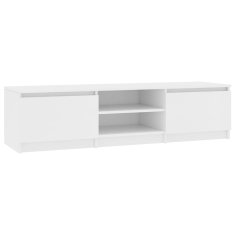 Vidaxl TV omarica bela 140x40x35,5 cm iverna plošča