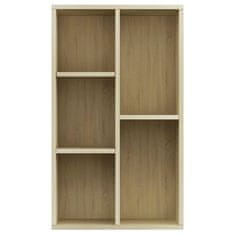 Vidaxl Knjižna omara / komoda sonoma hrast 50x25x80 cm iverna plošča