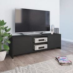 Greatstore TV omarica siva 120x30x37,5 cm iverna plošča