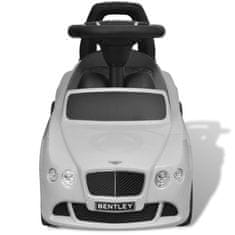 Vidaxl Beli Bentley Otroški Avto na Potiskanje