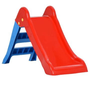 Vidaxl Otroški tobogan zložljiv 111 cm večbarven