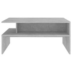 shumee Klubska mizica betonsko siva 90x60x42,5 cm iverna plošča