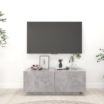 Vidaxl vidaXL TV omarica betonsko siva 100x35x40 cm