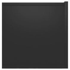 Vidaxl Viseča TV omarica črna 60x30x30 cm