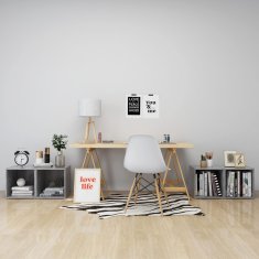 Vidaxl TV omarice 4 kosi betonsko sive 37x35x37 cm iverna plošča