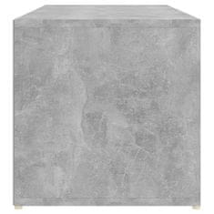 Vidaxl Klop za shranjevanje čevljev siva 105x35x35 cm inženirski les