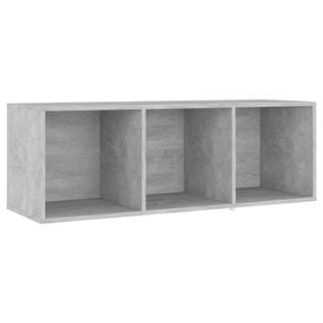 Vidaxl TV omarica betonsko siva 107x35x37 cm iverna plošča