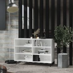 Vidaxl Komoda bela 103,5x35x70 cm iverna plošča