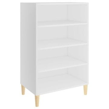 Vidaxl Komoda bela 57x35x90 cm iverna plošča