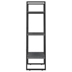 Vidaxl Regal siv 60x30x105 cm trdna borovina