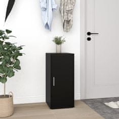 Vidaxl Omarica za čevlje črna 32x35x70 cm iverna plošča